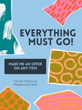 Everything In My Closet Must Go! Cleaning out for the Spring and Closing Out!